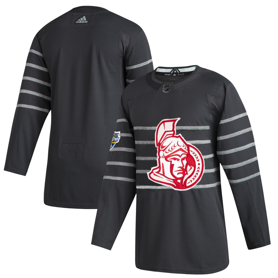 Men Ottawa Senators Adidas Gray 2020 NHL All Star Game Authentic Jersey